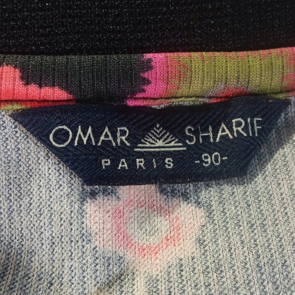 OMAR SHARIF Paris Pullover Lightweight, Floral design Top SZ EU 90 - Picture 6 of 11